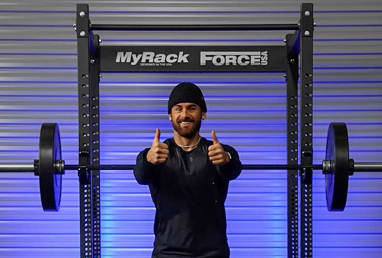 Nathan thumbs Up Force USA MyRack | Gym and Fitness Membership Program
