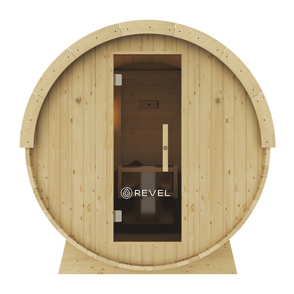 Revel Recovery Eden 8 Person Traditional Barrel Sauna