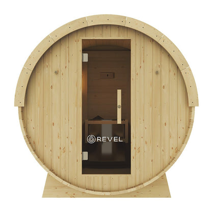 Revel Recovery Eden 8 Person Traditional Barrel Sauna