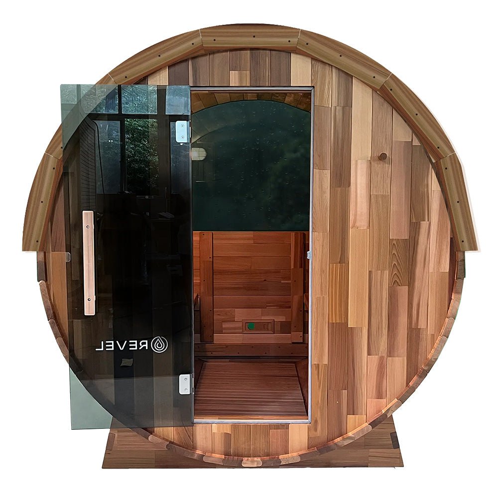 Revel Recovery Edenview 4 Person Barrel Sauna