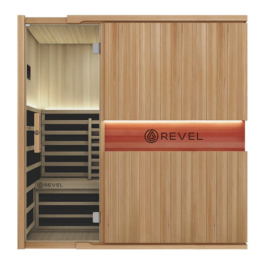 Revel Recovery Aura 4 Person Full Spectrum Infrared Sauna