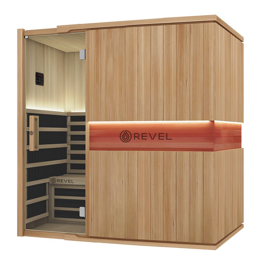 Revel Recovery Aura 4 Person Full Spectrum Infrared Sauna