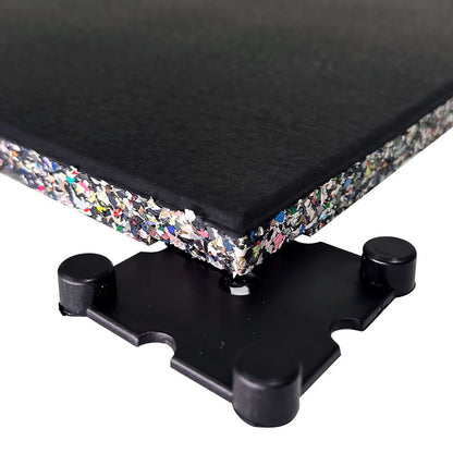 VersaFit Flooring Connector Elite Zero Gap EPDM Tiles - Black