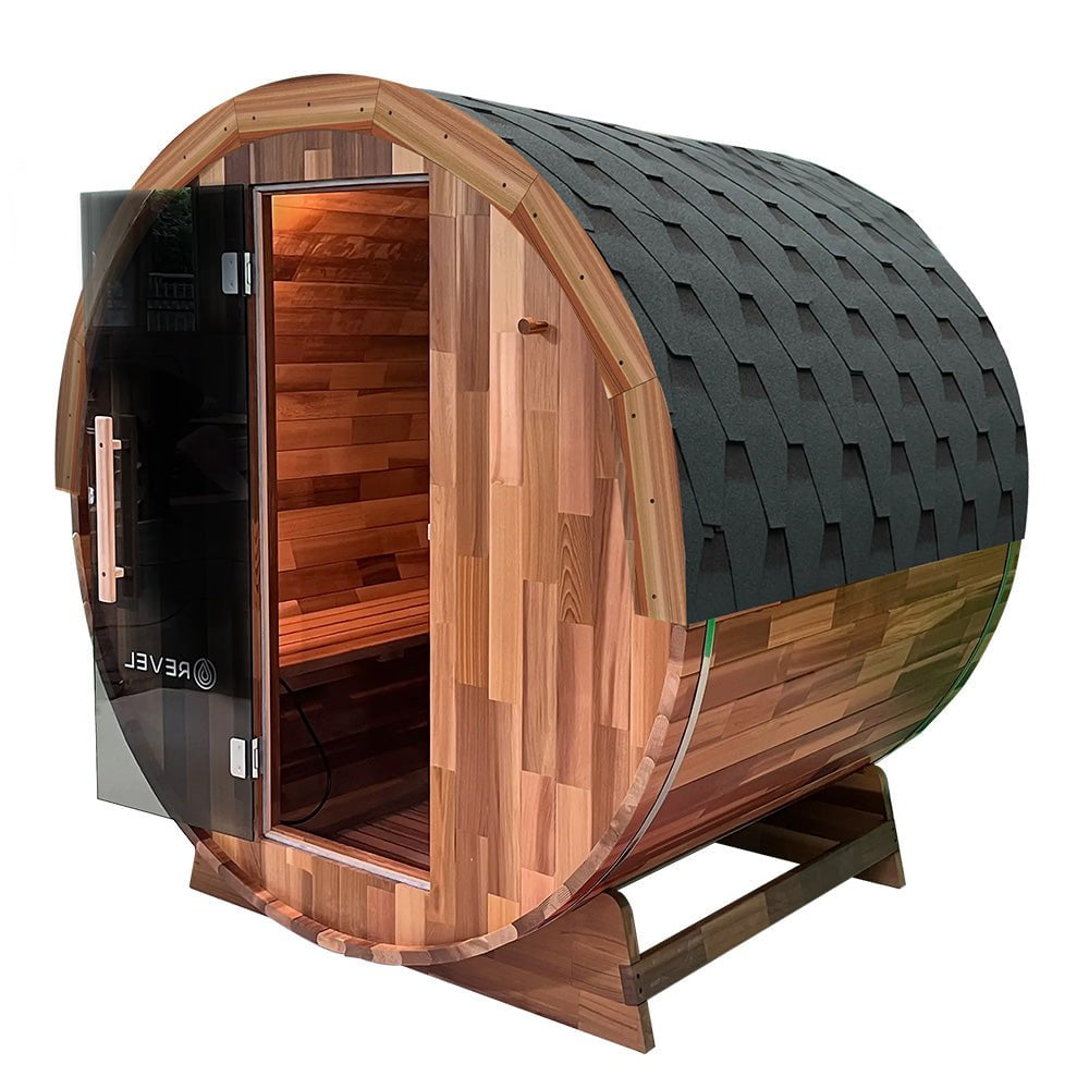 Revel Recovery Edenview 4 Person Barrel Sauna