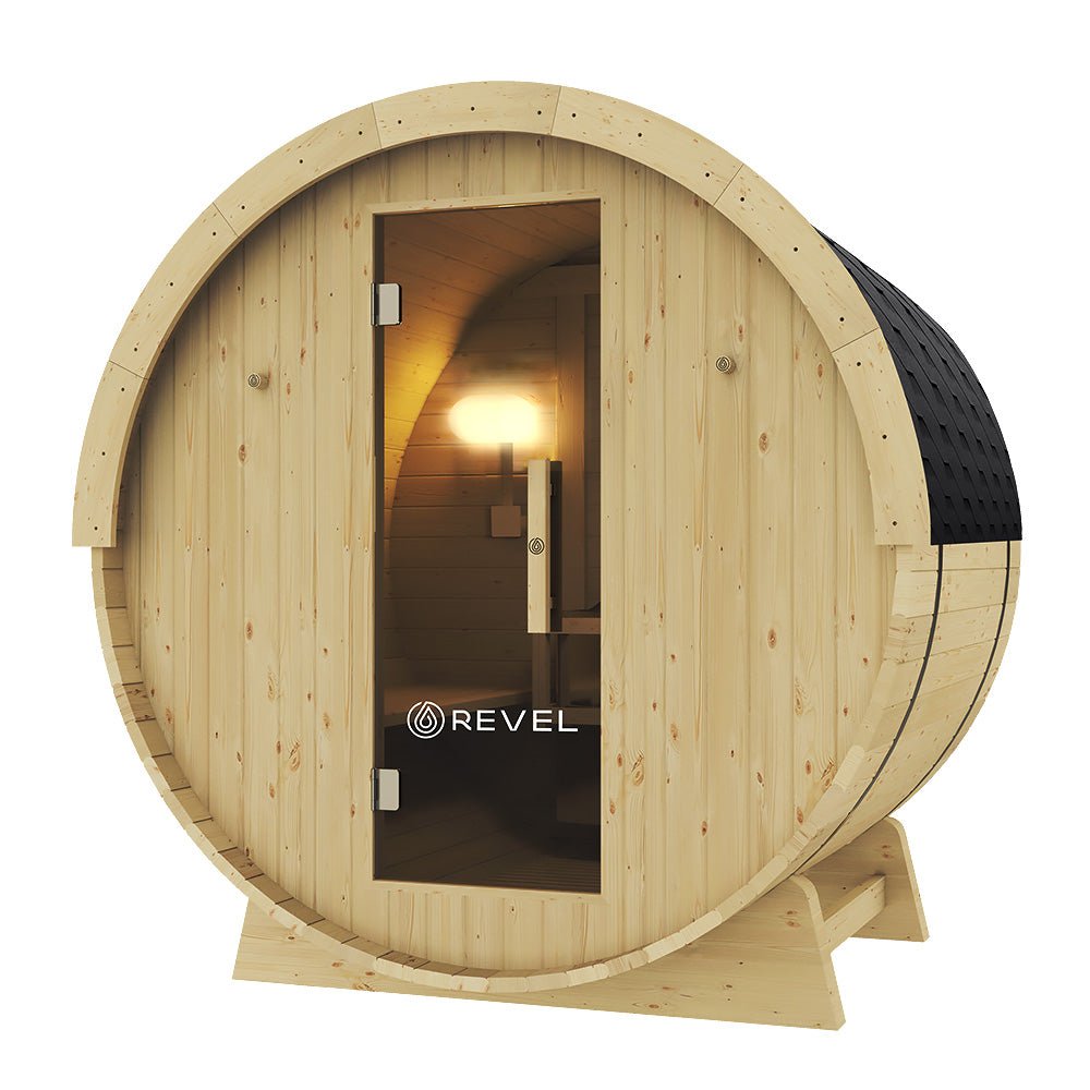 Revel Recovery Eden 4 Person Traditional Barrel Sauna