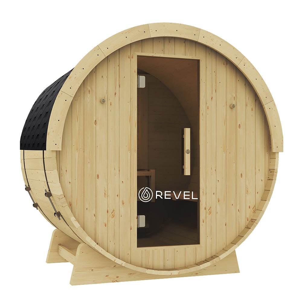 Revel Recovery Eden 4 Person Traditional Barrel Sauna