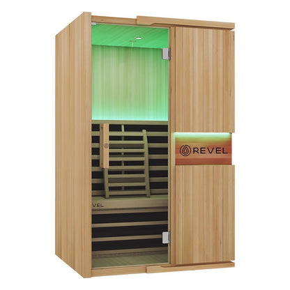 Revel Recovery Aura 2 Person Full Spectrum Infrared Sauna