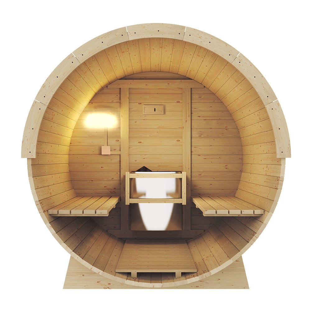 Revel Recovery Eden 4 Person Traditional Barrel Sauna