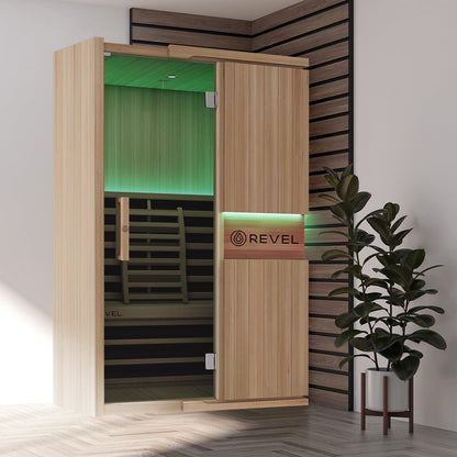 Revel Recovery Aura 2 Person Full Spectrum Infrared Sauna