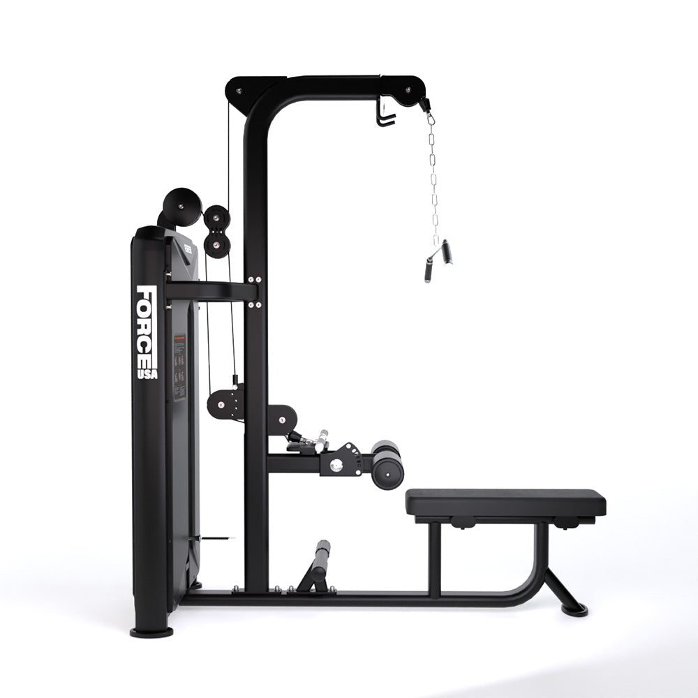 Force USA Solitude Lat Pulldown / Seated Row Dual Function Pin Loaded Machine