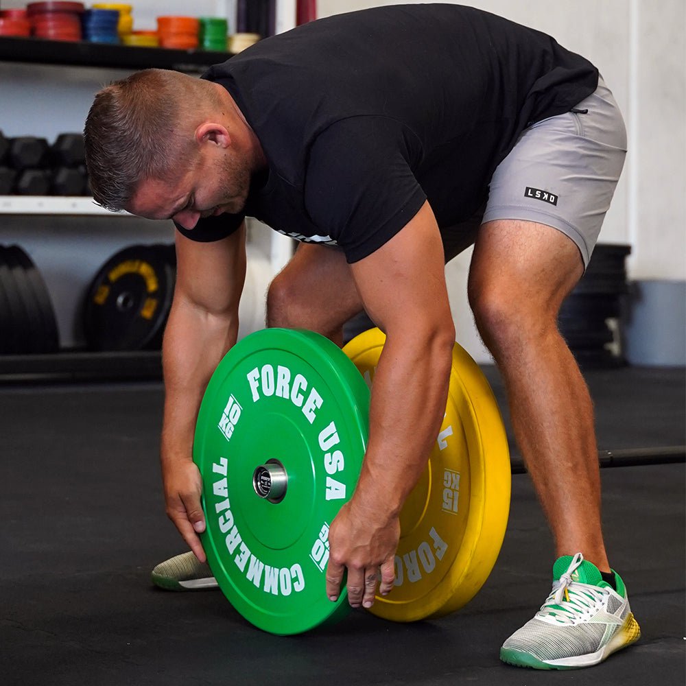 Force USA Pro Grade Coloured Bumper Plates (Sold individually)