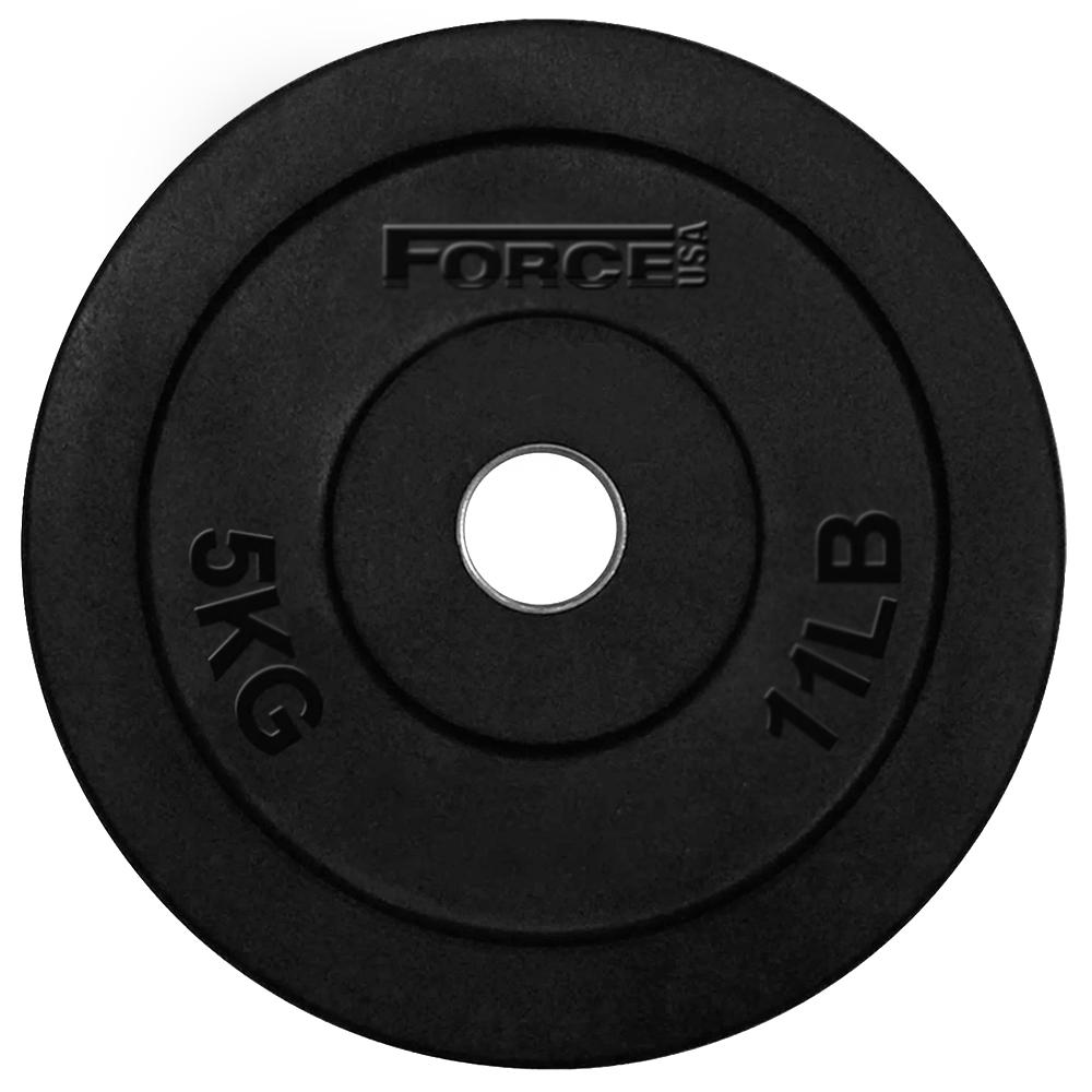 Force USA Rubber Coated 29mm Standard Weight Plates (Sold individually)