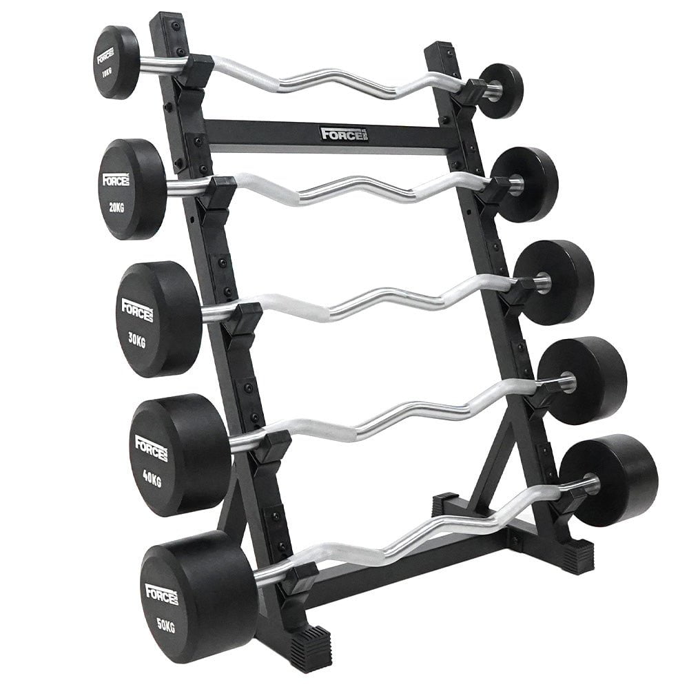 Force USA Fixed Curl Barbell Set and Stand Australia