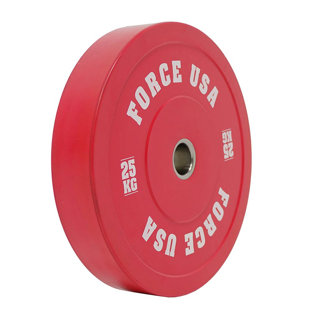 Force USA Pro Grade Coloured Bumper Plates (Sold individually)