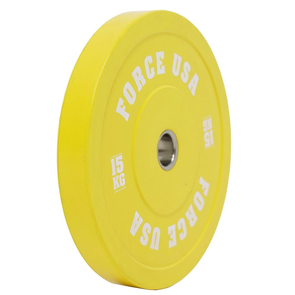 Force USA Pro Grade Coloured Bumper Plates (Sold individually)