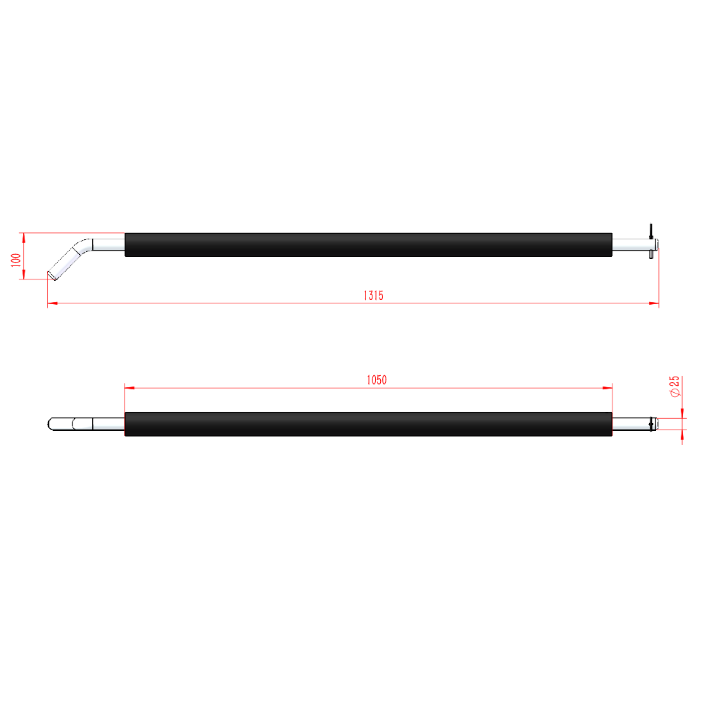 Force USA 4FT Pin & Pipe Safeties (Pair)