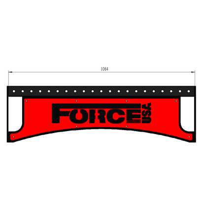 4FT Cross Bar - Lasercut Force USA Logo