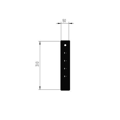 4FT Cross Bar - Lasercut Force USA Logo