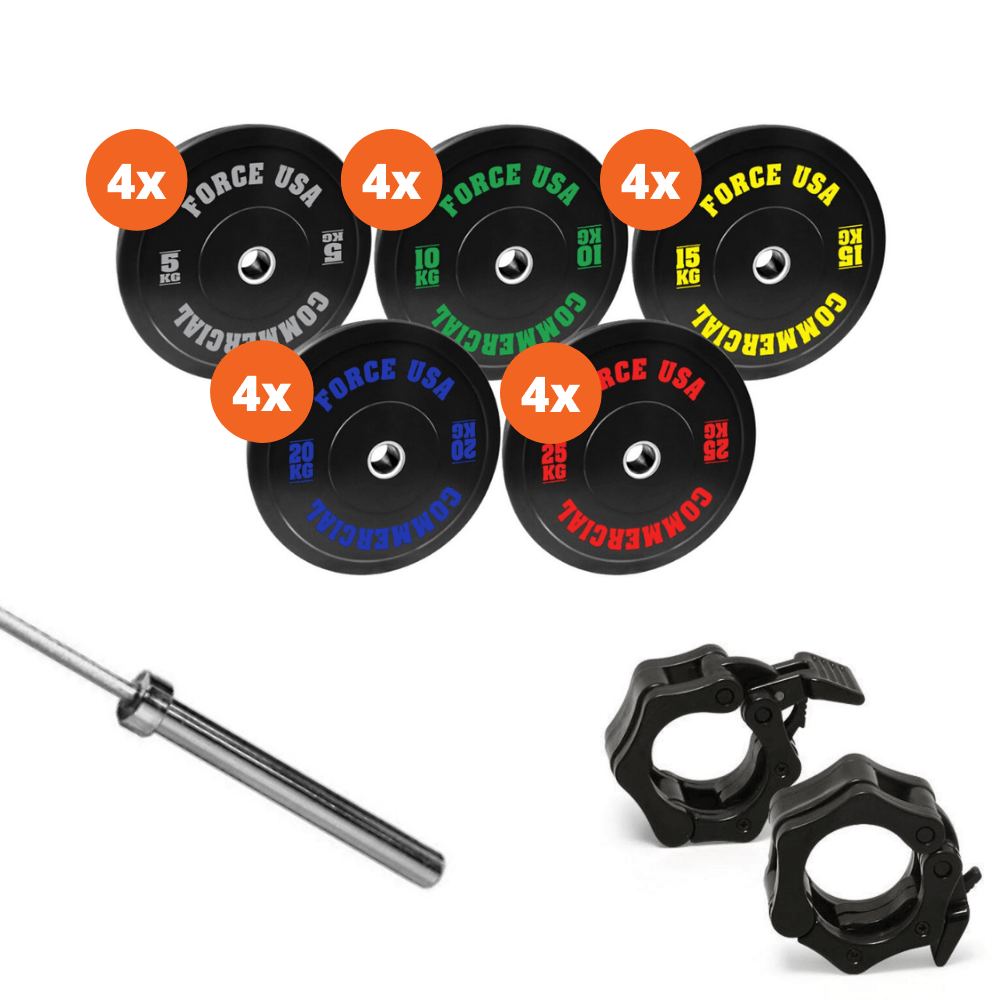 Force USA 320kg Bumper Plate Package 2 Australia